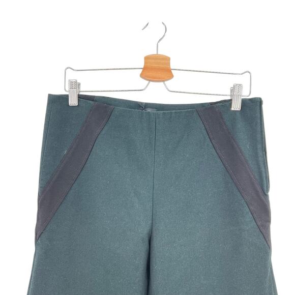 Joseph New Spark Gabardine Stretch Pants Legging Dark Green Size 42 US 10 - Picture 2 of 12